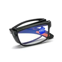 Lunettes de lecture pliantes avec étui, Anti-lumière bleue, presbytie rétro unisexe, lunettes de poche portables pour hommes et femmes 5