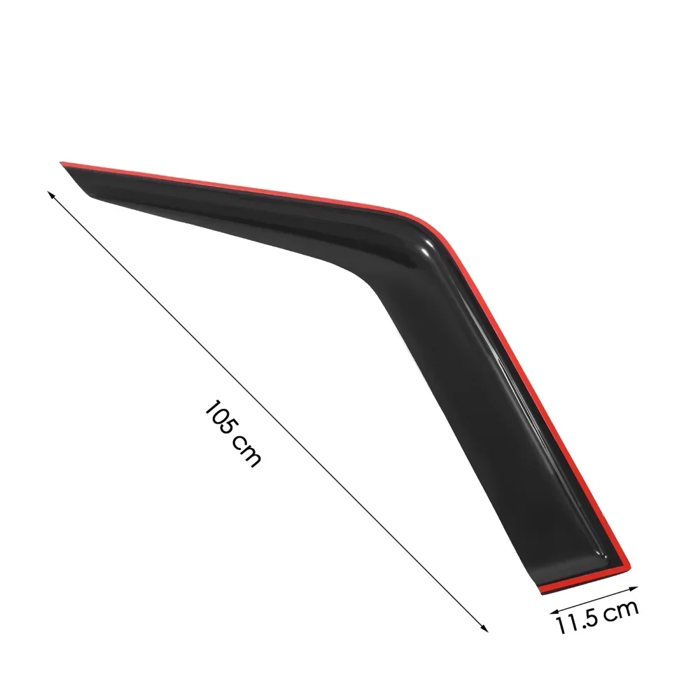 2Pcs Side Door Window Visors For Toyota Landcruiser 70 76 78 79 SERIES 2 DOOR Rain Awnings Shelter Deflector Weathershield