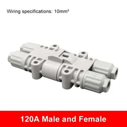 High - Current Waterproof Connector for Industrial Applications (One set)