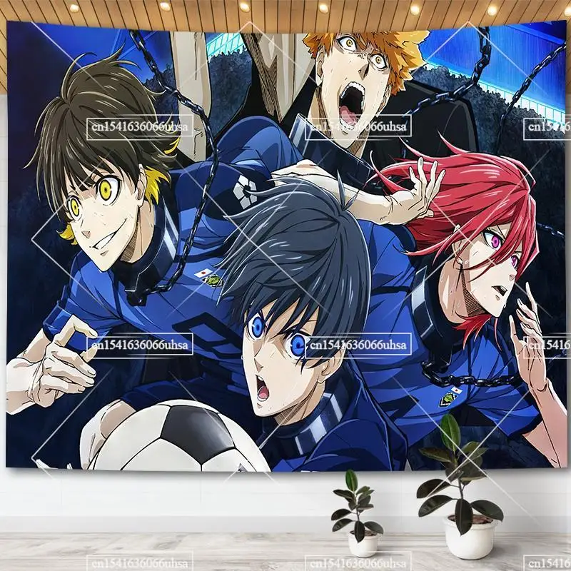 Blue Lock Anime Tapestry Wall Hanging Bluelock Manga Art Posters Aesthetic  Room Decor Japan Tapestries Bedroom Decoration - AliExpress