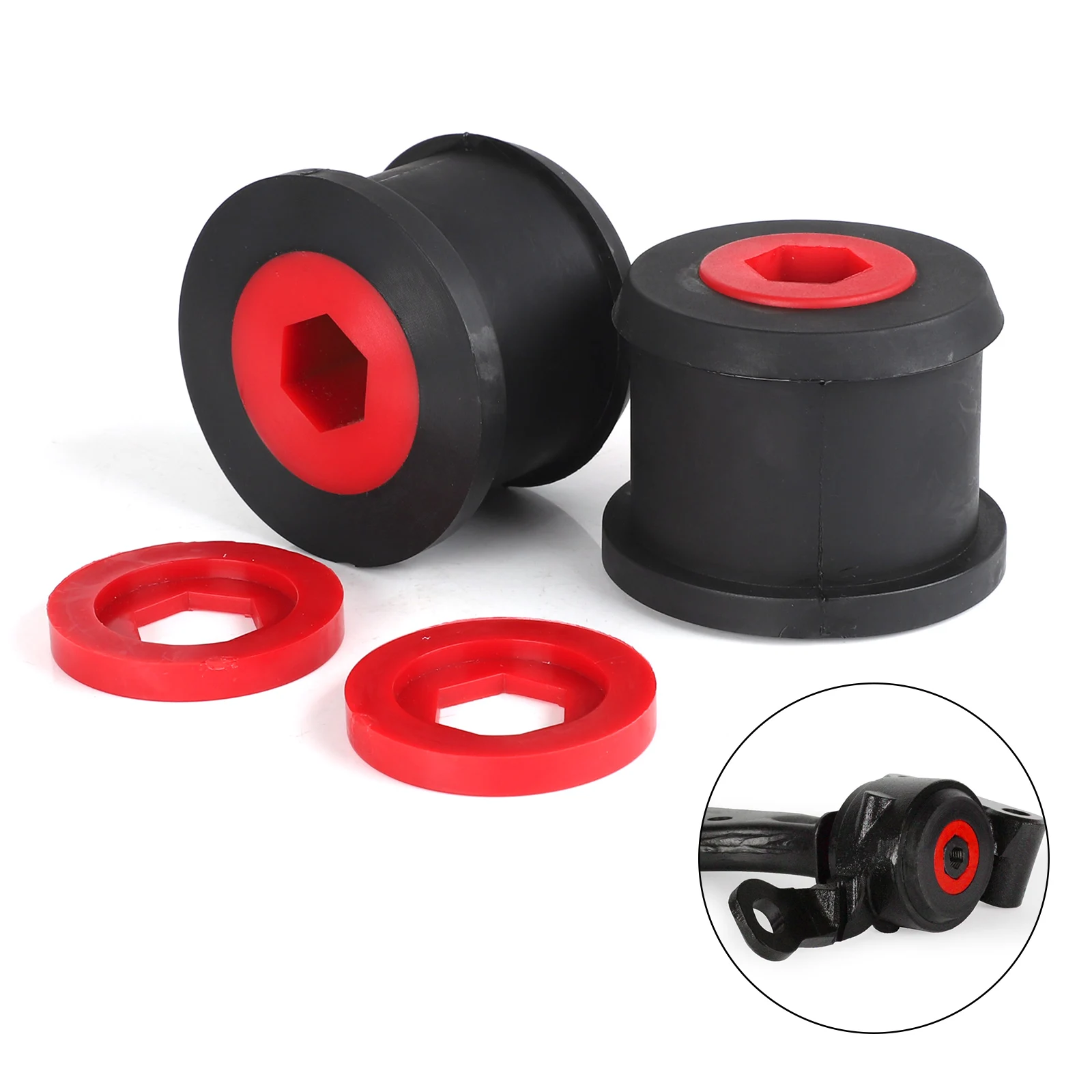 2pcs Car Front Wishbone Rear Bush For Mini For Cooper R50 R52 R53 R55 ...