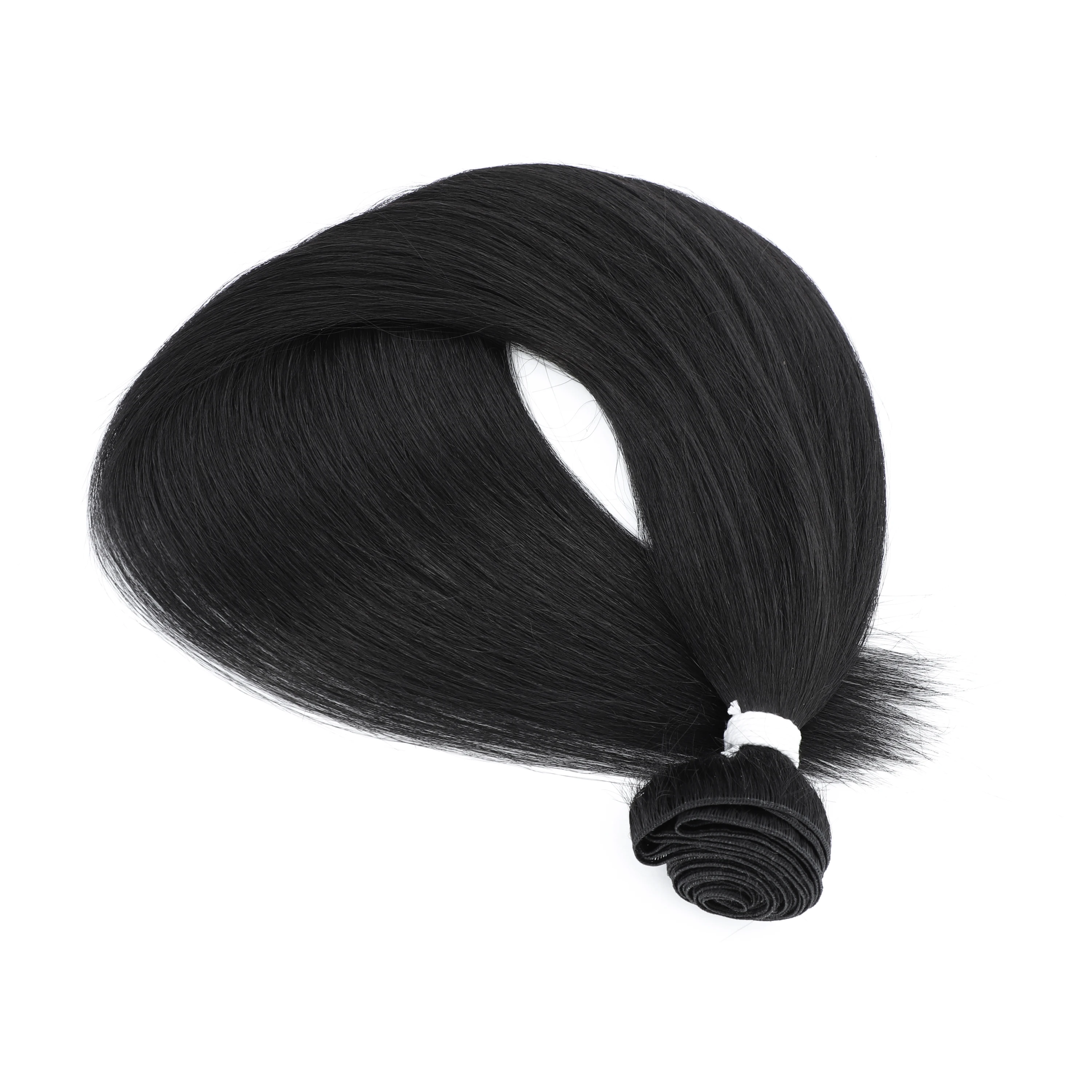 90cm Straight Hair Bundles 36 inches 200 Grams Synthetic Hair Weaving Piano Blonde #613 High Temperature Fiber Hair Extension 4