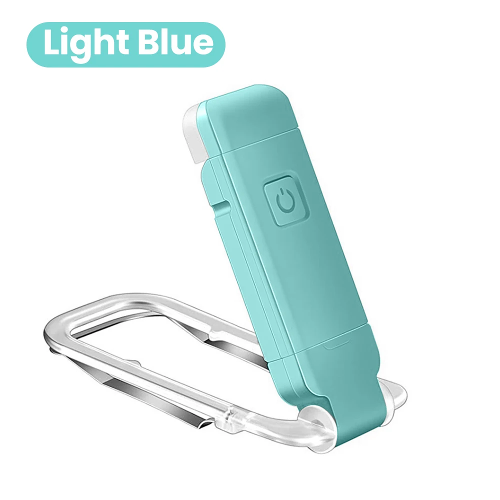 Portable LED USB Rechargeable Eye Protection Reading Light with Adjustable 3-Color Modes