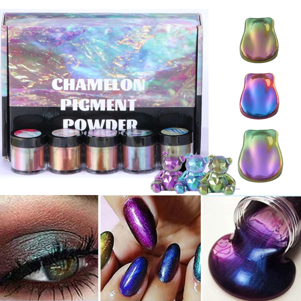 3g Mirror Chameleons Resin Pigment Pearlescent Epoxy Resin Discolor