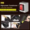 2023 New Hot Stapler Plastic Welding Machine Bumper Repair Kit Soldering Iron For Plastic Repair Car Bumper Repair Welding Gun 4