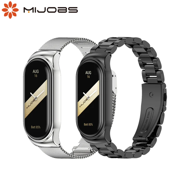 Correa de Metal para Xiaomi Mi Band 6, repuesto de pulsera para reloj  inteligente Xiaomi Mi Band 3, 4 y 5 - AliExpress