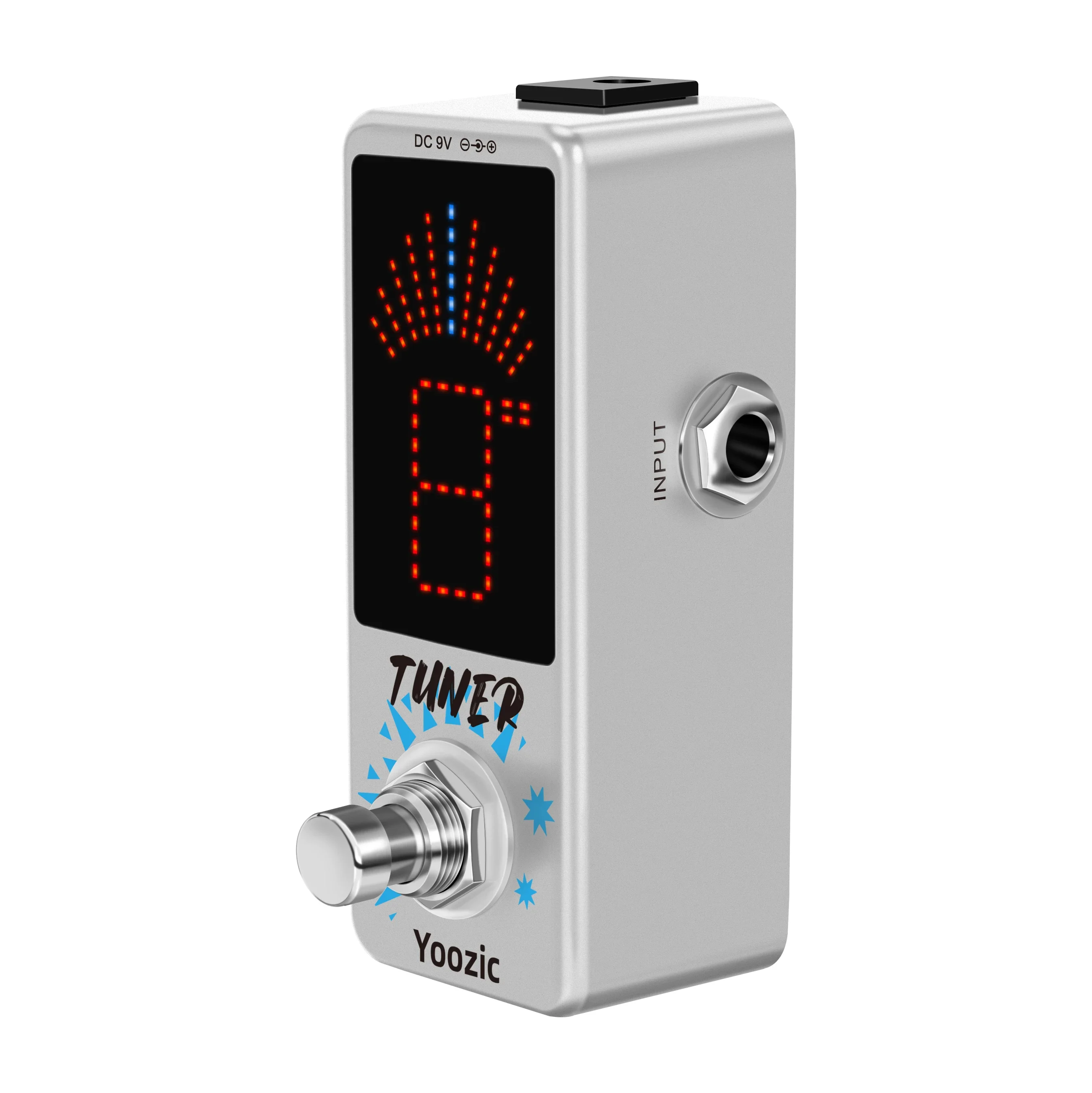 Yoozic Guitar Tuning Pedal Chromatic Guitar Tuning High Precision Pitch Indicator For Guitar Bass True Bypass LT-910