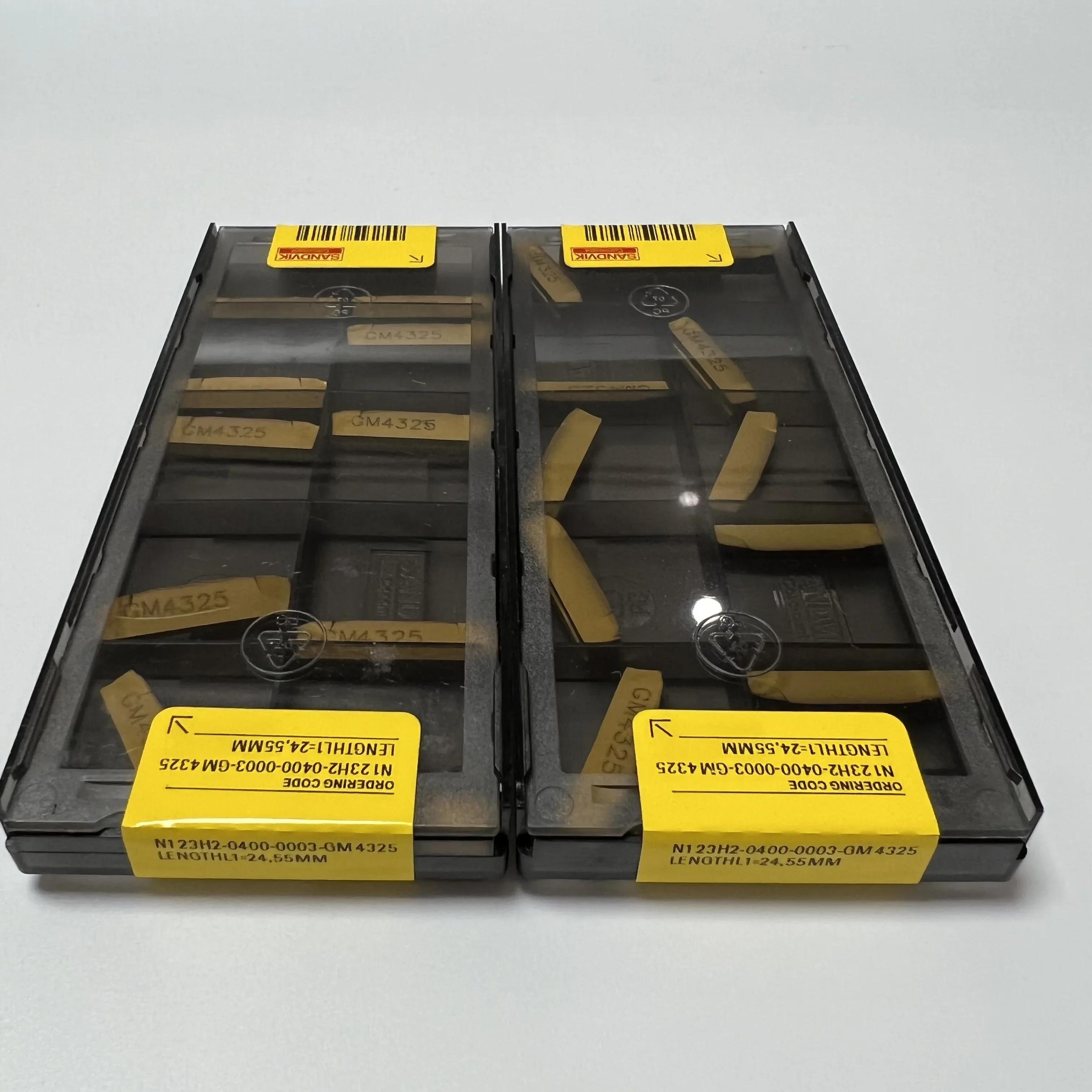 

Sandvik N123H2-0400-0003-GM 4325 Original Slotted Turning Tool