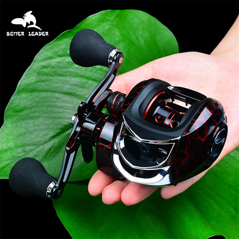 

Better Leader Boat Fishing Baitcasting Reel 18+1BB Metal Spool 7.2:1 Magnetic Metal Casting Fishing Wheel Fischerrad