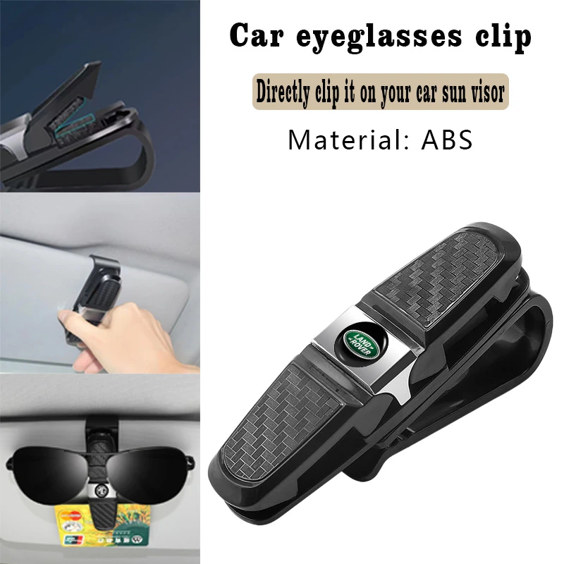1Pcs Car Sunglasses Glasses Clip Sun Visor for Land Rover Freelander