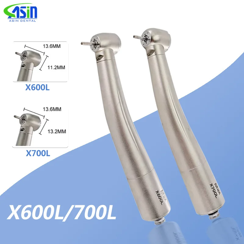 Dental Air Turbine Handstück mit Glasfaser X600L/X700L Hochgeschwindigkeitshandstück für die Zahnarztreparatur