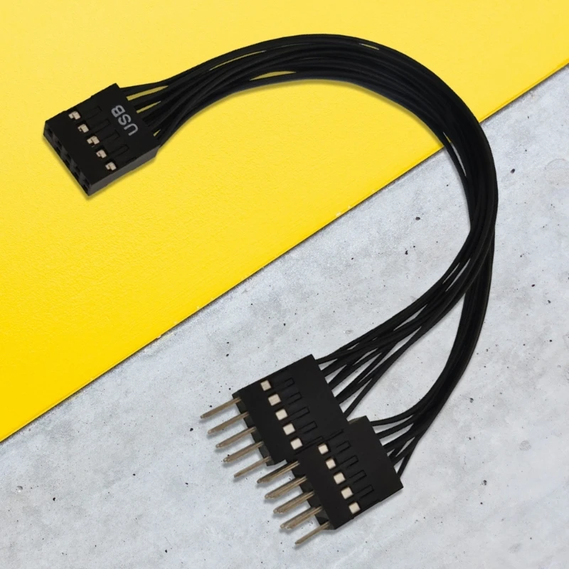 메인 보드 USB 9핀 확장 USB 메인보드 9핀 암-수 1-2 연장기