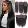 13x4 Lace Frontal Closure 4x4/5x5/6x6 Straight Lace Closure Human Hair Transparent Ear to Ear Frontal Extensions for Women 1