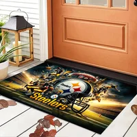 PittsburghS SteelerS Turkey Em Custom Bathroom Foot Mat Room Mats Main Door Entry Mat Home Non-slip Pad Doormat Entrance Door 2