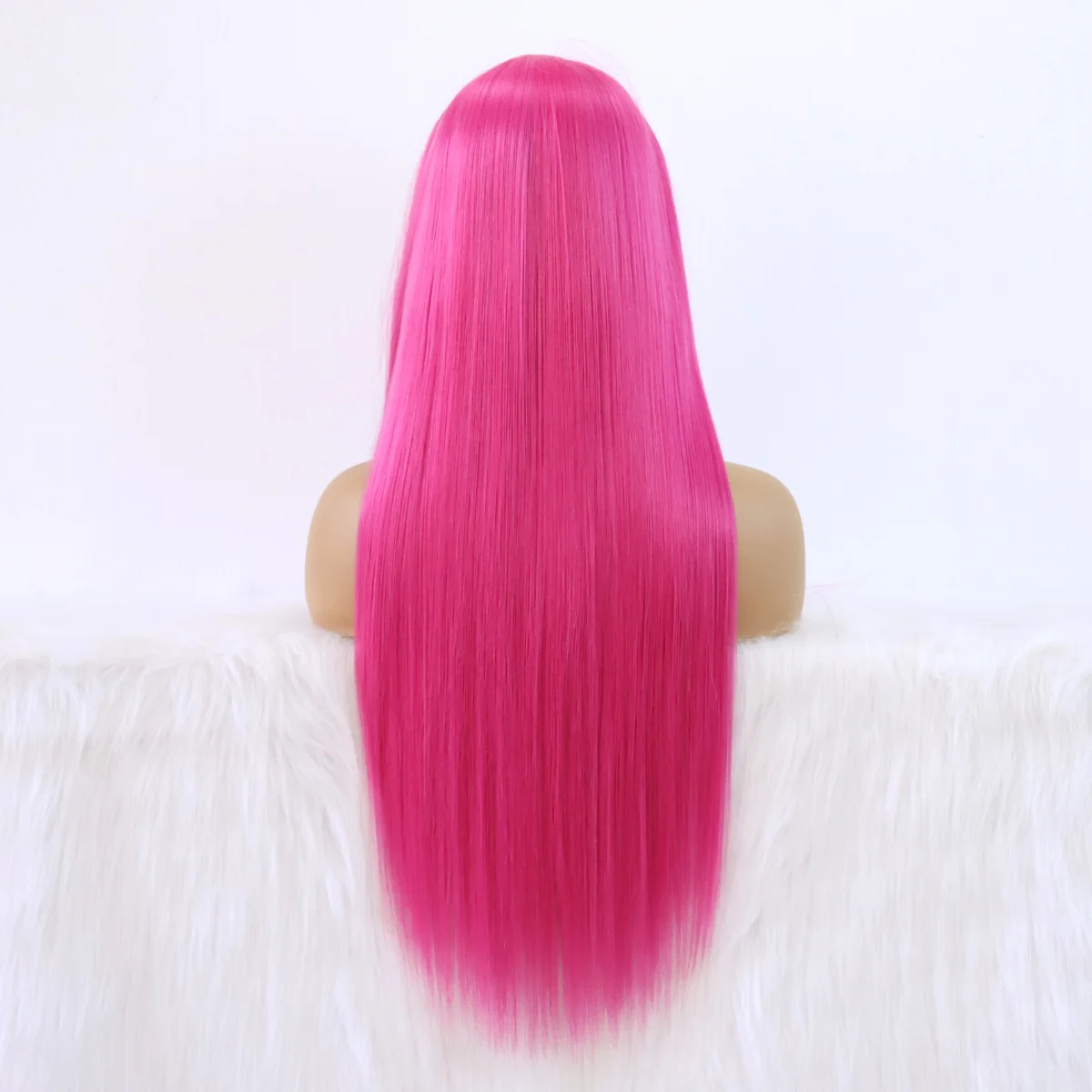 Synthetic Wig Long Straight Hair Free Part Natural Hairline Heat Resistant