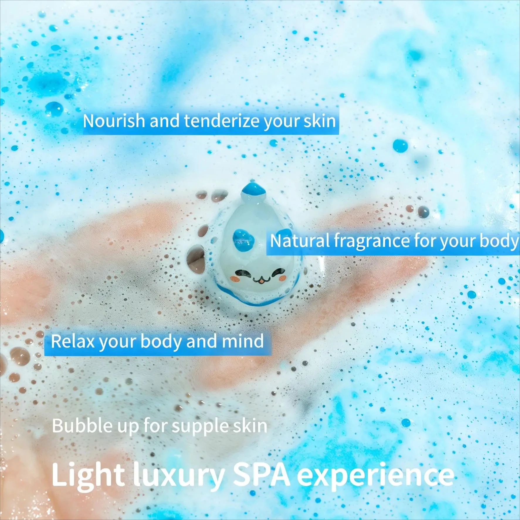 Children's Bath Bombs Gift Set with Hidden Toys - Safe Ocean Bubble Bath for Sensory Play and Bathtime Fun
