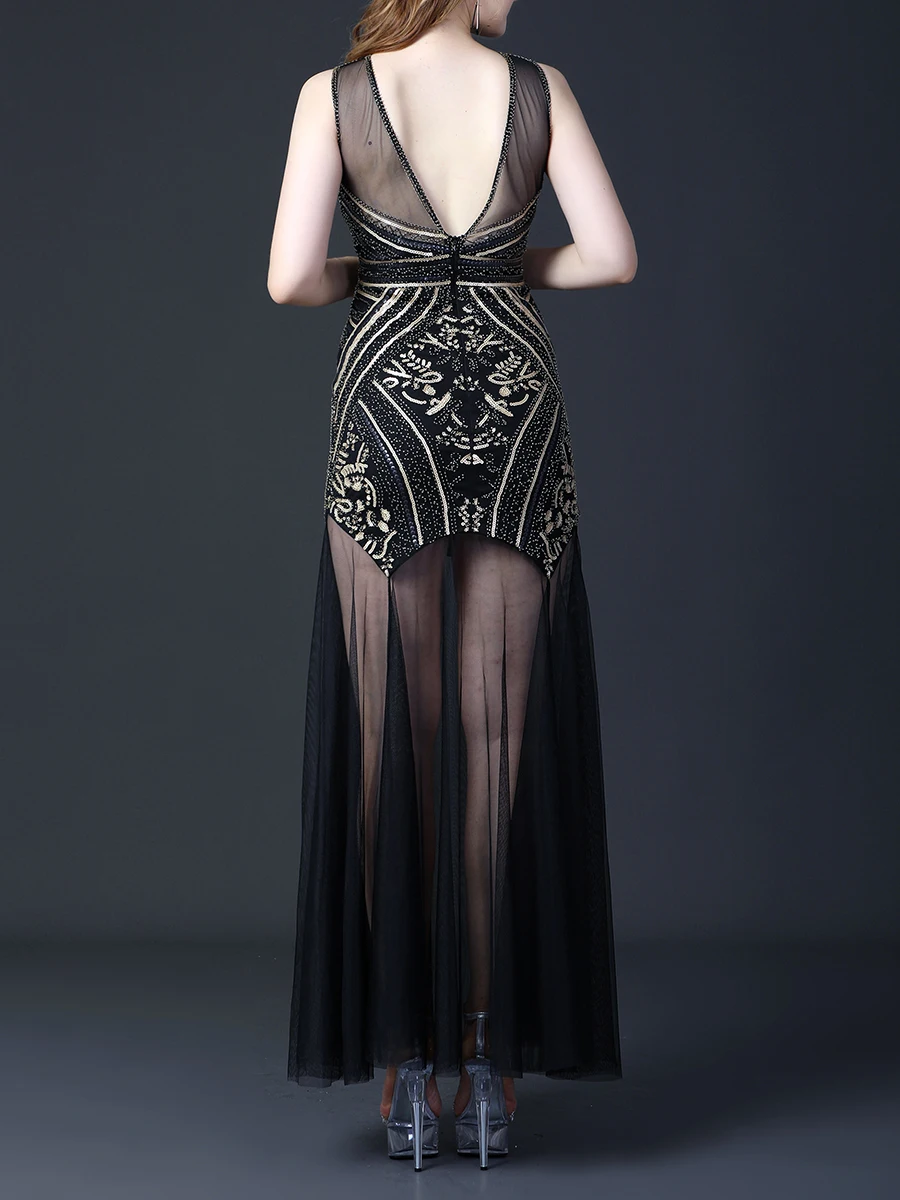 RARE 1920's Silk Velvet Flapper Dress With Rhinestones / Medium – Xtabay  Vintage