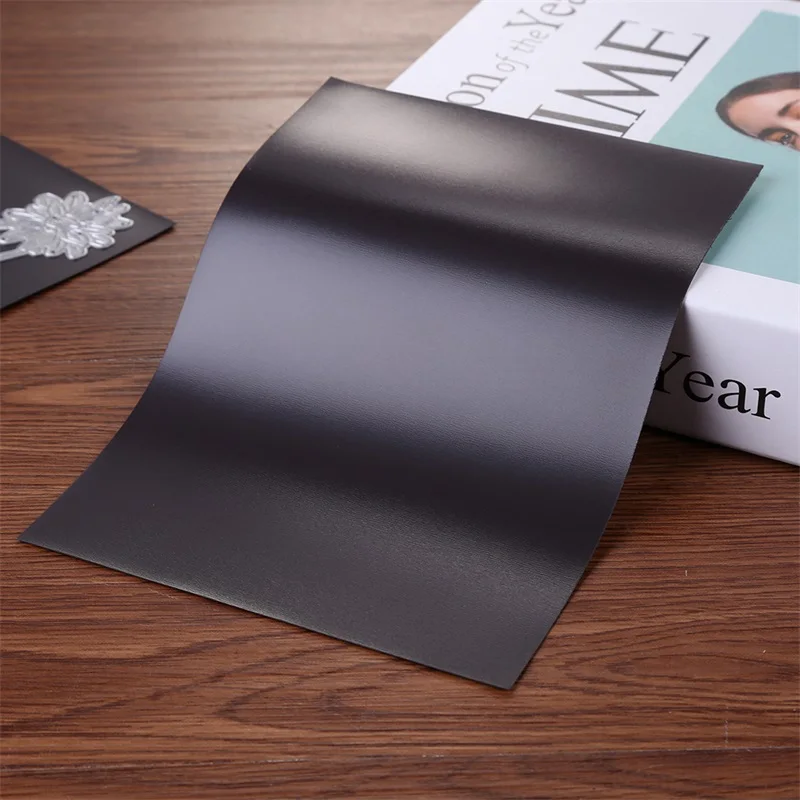 177X127Mm Rubber Soft Magnet Sheet Self Adhesive Sticker Black Magnetic  Mats for Cutting Dies Storage Easy Convenient To Paste