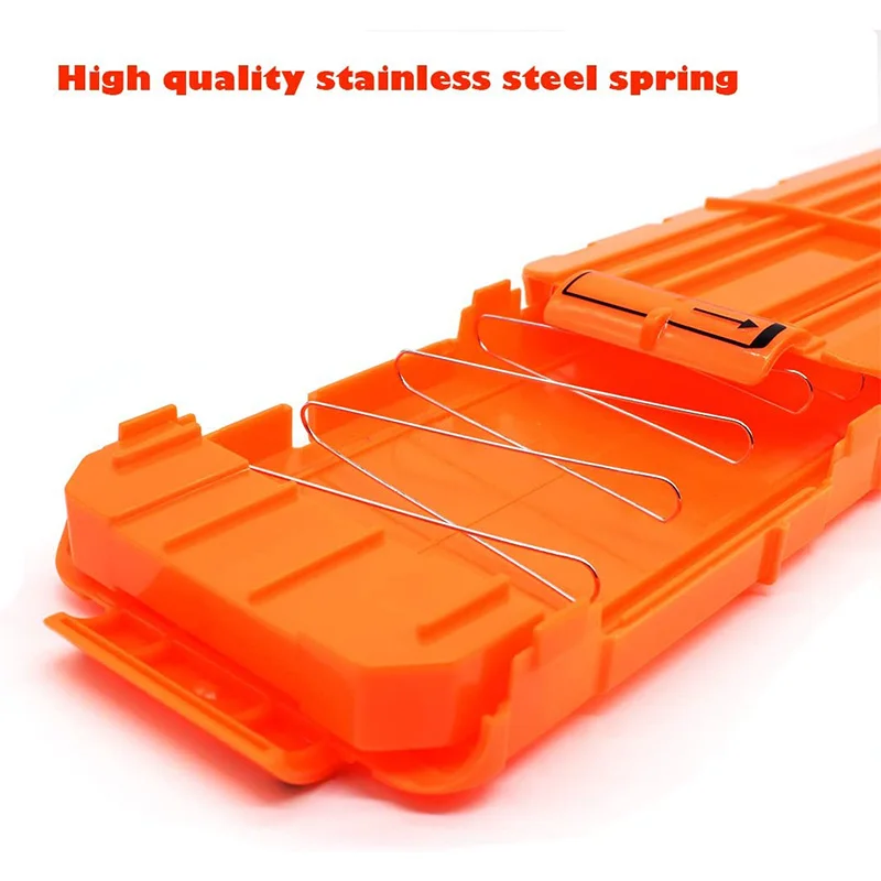 FRENSIT Bullet Clips 4er-Pack 12 Darts Schnelllade-Clips Magazin-Clips für Nerf N-Strike Elite Blaster (Orange) – Detail 4