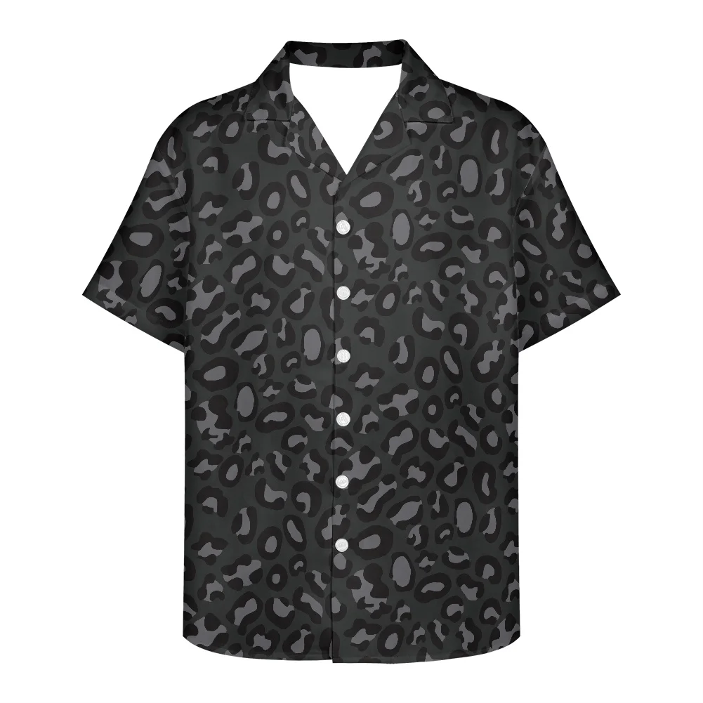 

Мужская Летняя дышащая рубашка с принтом и коротким рукавом