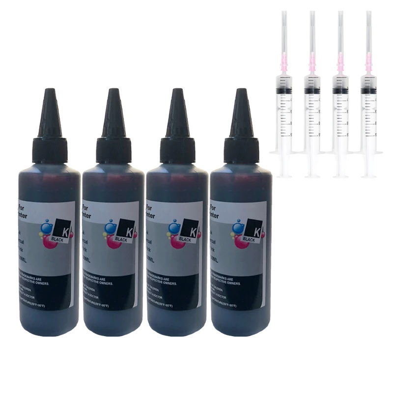 100ML Universal Refill Ink kit for Epson for Canon for HP for Brother Inkjet Printer CISS Cartridge Printer Ink