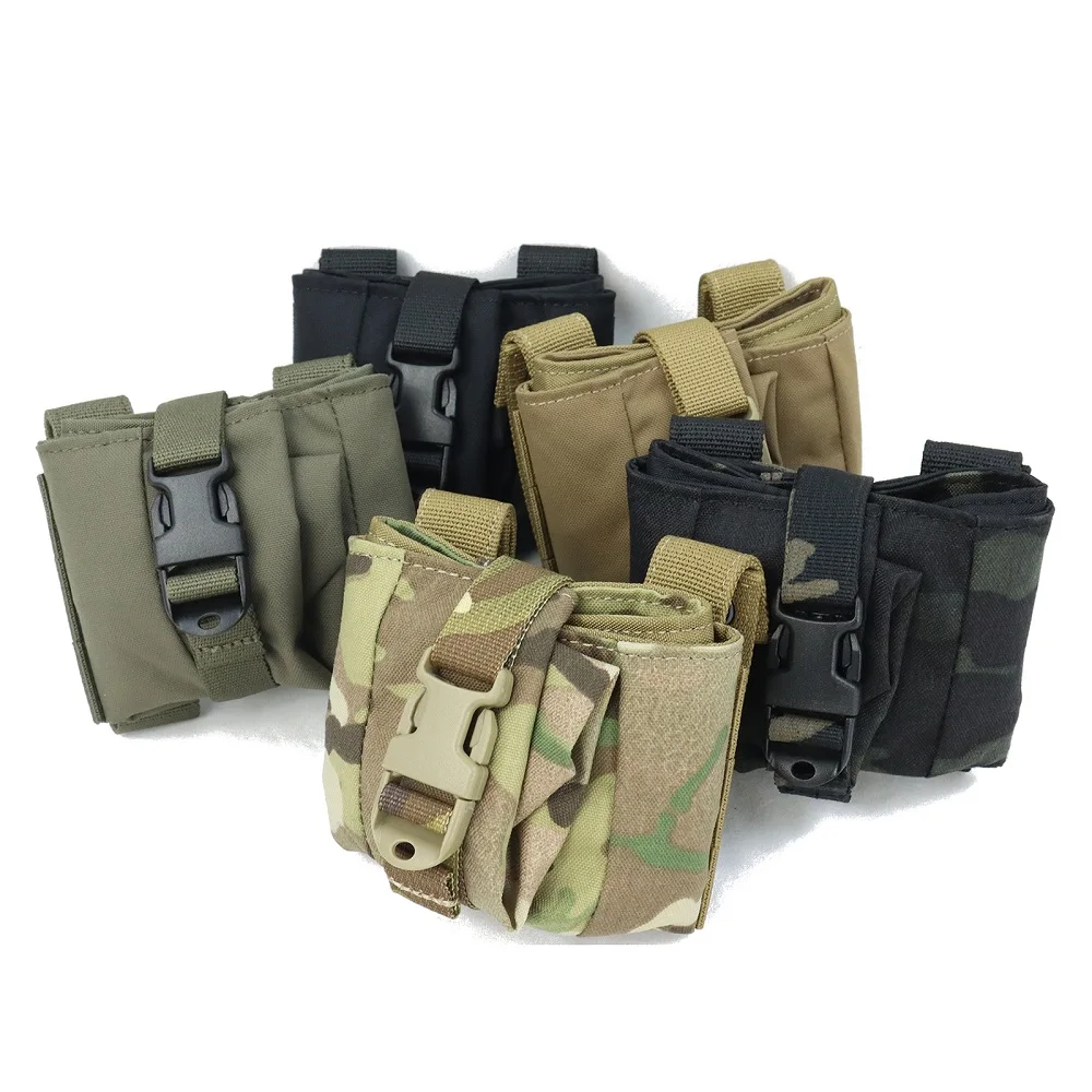 UNINOTAC 500D Nylon Outdoor-Tasche, faltbar, für Airsoft, Jagd, Recycling, Molle-Gurtband, zusätzliche Aufbewahrung für Outdoor-Tasche – Detail 1