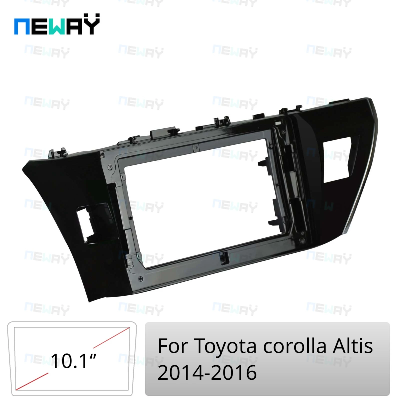 

Автомобильная стереомагнитола fascia, стереопанель, установка dvd, аудио рамка, android радио для Toyota corolla Altis 2014-2016