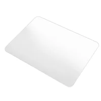 Tapis de Souris en Verre Trempé Grand Format – Bureau & Gaming Transparent 1