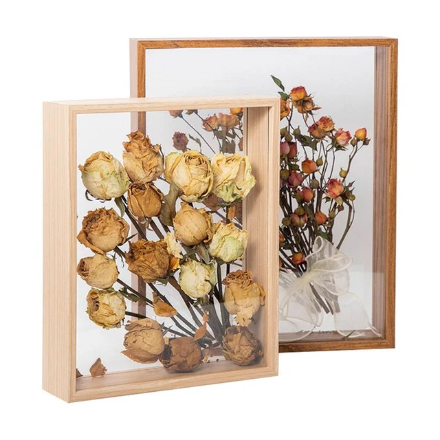 Multipurpose Deep 3d Frame for Dried Flowers Wooden Photo Frame 4cm Depth  Nordic Shadow Box Picture Specimens Holder Wall Decor - AliExpress