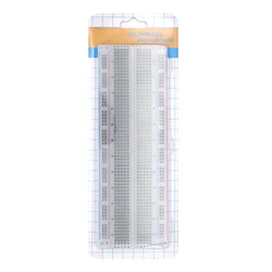 Solderless Breadboard for DIY Electronics Projects - 830 Point (830P Transparent)