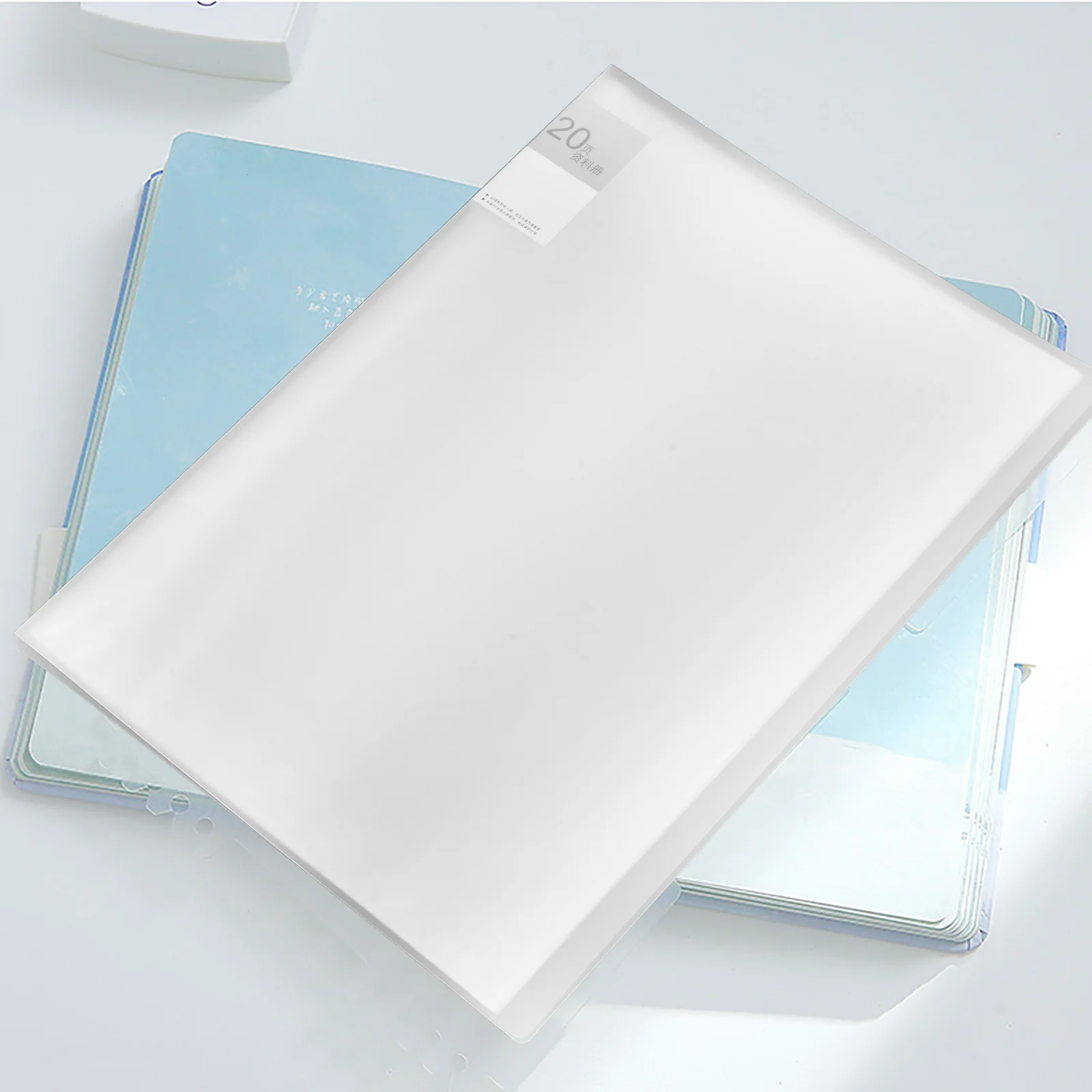 Pages A3 Side Transparent Folder Multi-layer File Cover Office School Supplies Display Folder File Office Poster Storage Folder images - 6