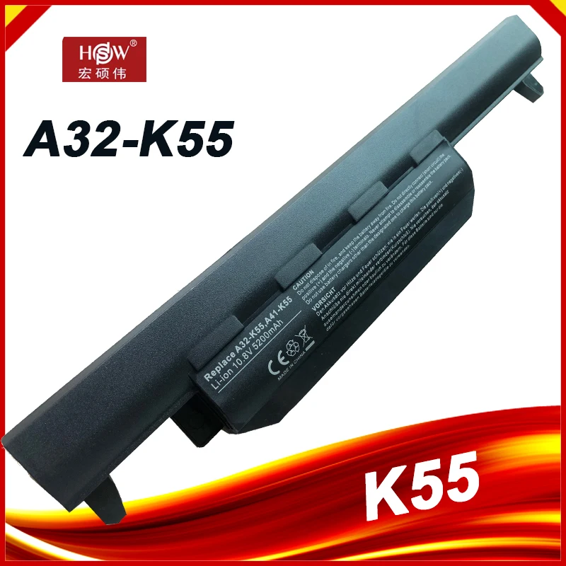 A32k55 Laptop Battery For Asus X75a X75v X75vd X55c X55u X55v X55vd