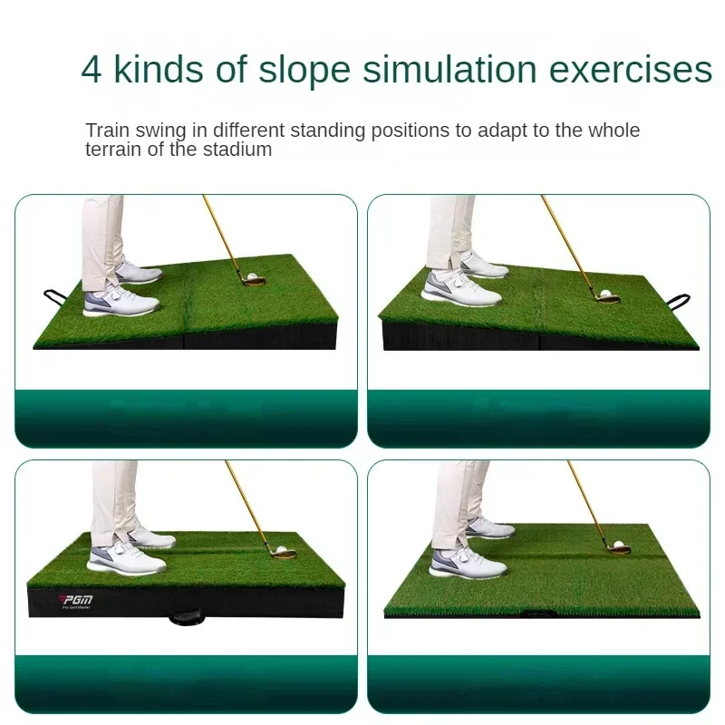 PGM Golf Slope Strike Pad Foldable Swing Practitioner High and Low Slope Pads DJD041 3