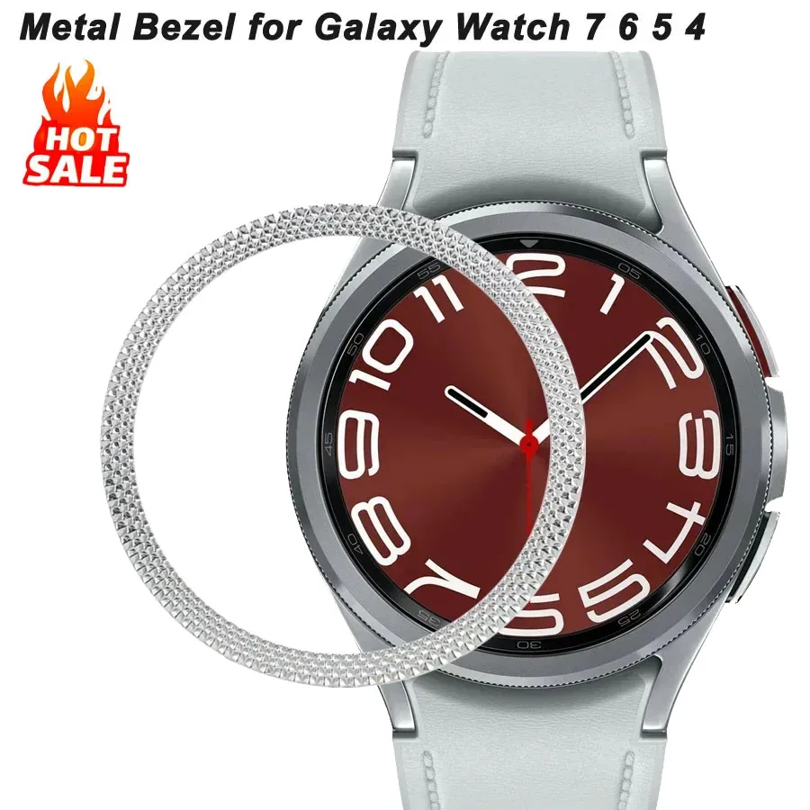 Premium Metal Bezel Cover Ring Bumper Adhesive Case