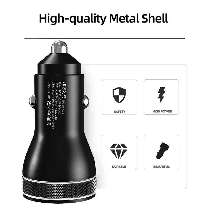 usb quick charge 65W OnePlus 9 Pro Warp Car Charger for OnePlus 9R 8T 8 Pro 7T Pro 7 6T 5T 30W Warp /20W Dash Fast Charger 2 Ports Qucik Charger mobile phone chargers