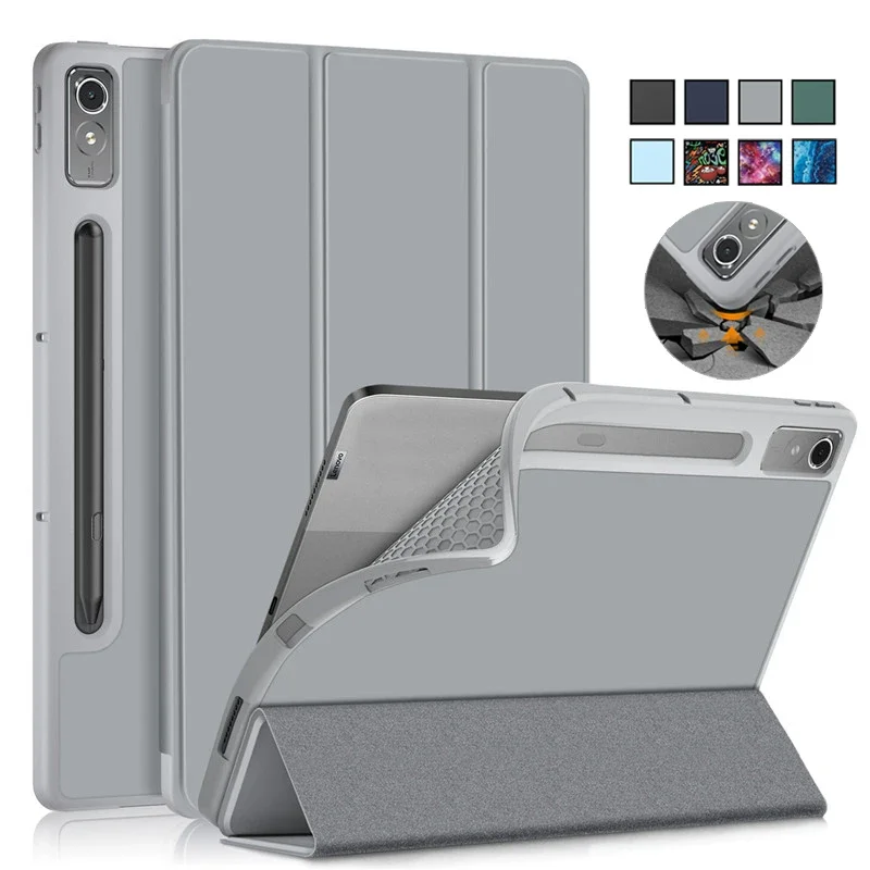 Per Lenovo Xiaoxin Pad Pro 12.7 Custodia Pieghevole In Pelle Pu Custodia Antiurto Per Xiaoxin Pad Pro 12 7 Smart Case Per Lenovo P12 12.7