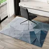 Modern Rectangular chair mat for bedroom study Antiskid Printed Carpet living room Geometric room decor area rugs Grey series 6