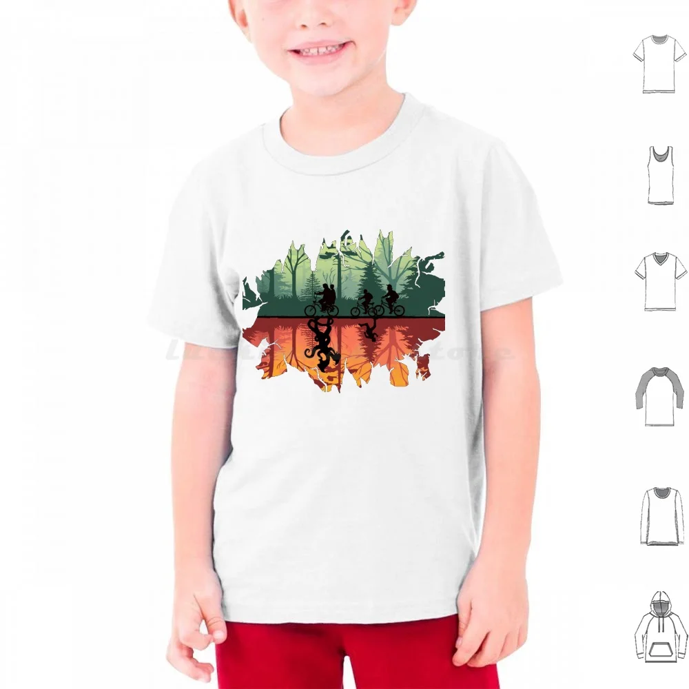 thumbnail image 1 of ( The Upside Down ) T Shirt 6Xl Cotton Cool Tee Things Stranger Will Byers Mike Eleven Lucas Dustin 80S Hawkins Netflix 1980S, 1 of 5