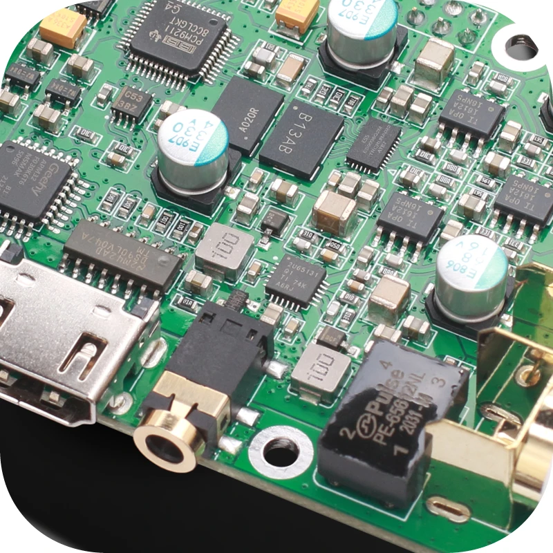 Nova Placa de Decodificador Áudio Dac Es9038q2m Fibra Coaxial Alta Fidelidade I2s Dop Analógico 768k 32bit Dsd512 Filtro Placa Energia para Raspberry pi - Imagem 6
