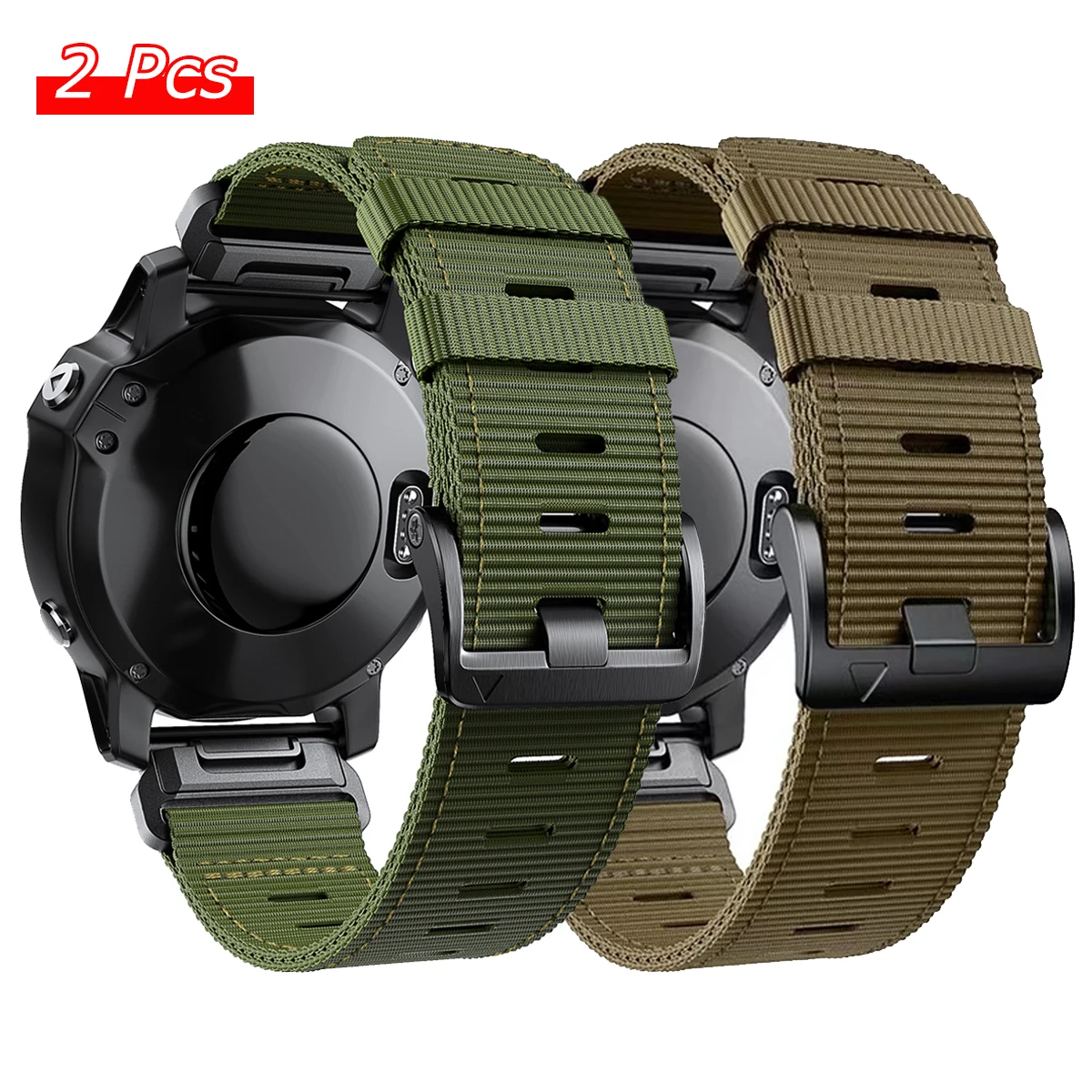 Premium QuickFit Nylon Band Bracelet, 22mm and 26mm Strap Widths