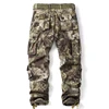 Men Combat Pants With Knee Pads Tactical Cargo Sport Trousers Camouflage Multicam Trekking Hunting Clothes（Not belt） 2