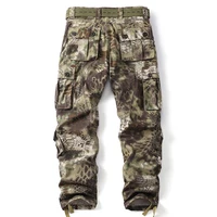 Men Combat Pants With Knee Pads Tactical Cargo Sport Trousers Camouflage Multicam Trekking Hunting Clothes（Not belt） 2