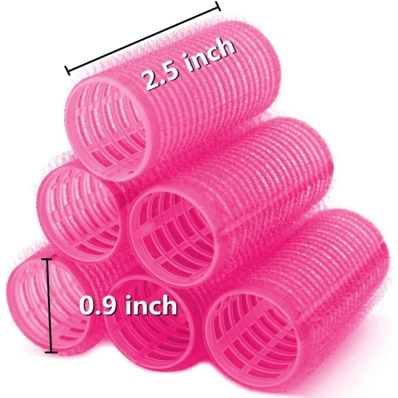 12pcs Hair Rollers Self Grip Salon Hairdressing Curlers Curly Hairstyle