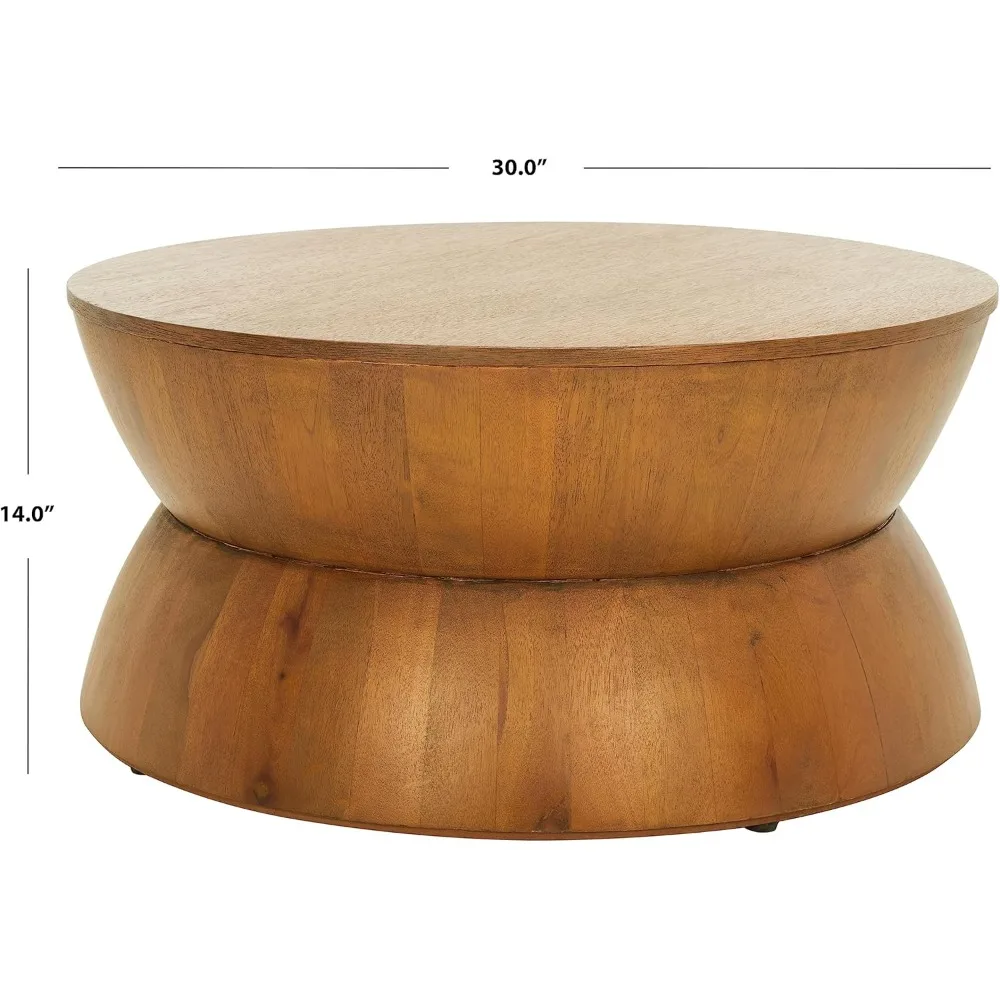 Home Collection COF6601 Table, Natural Finish 2