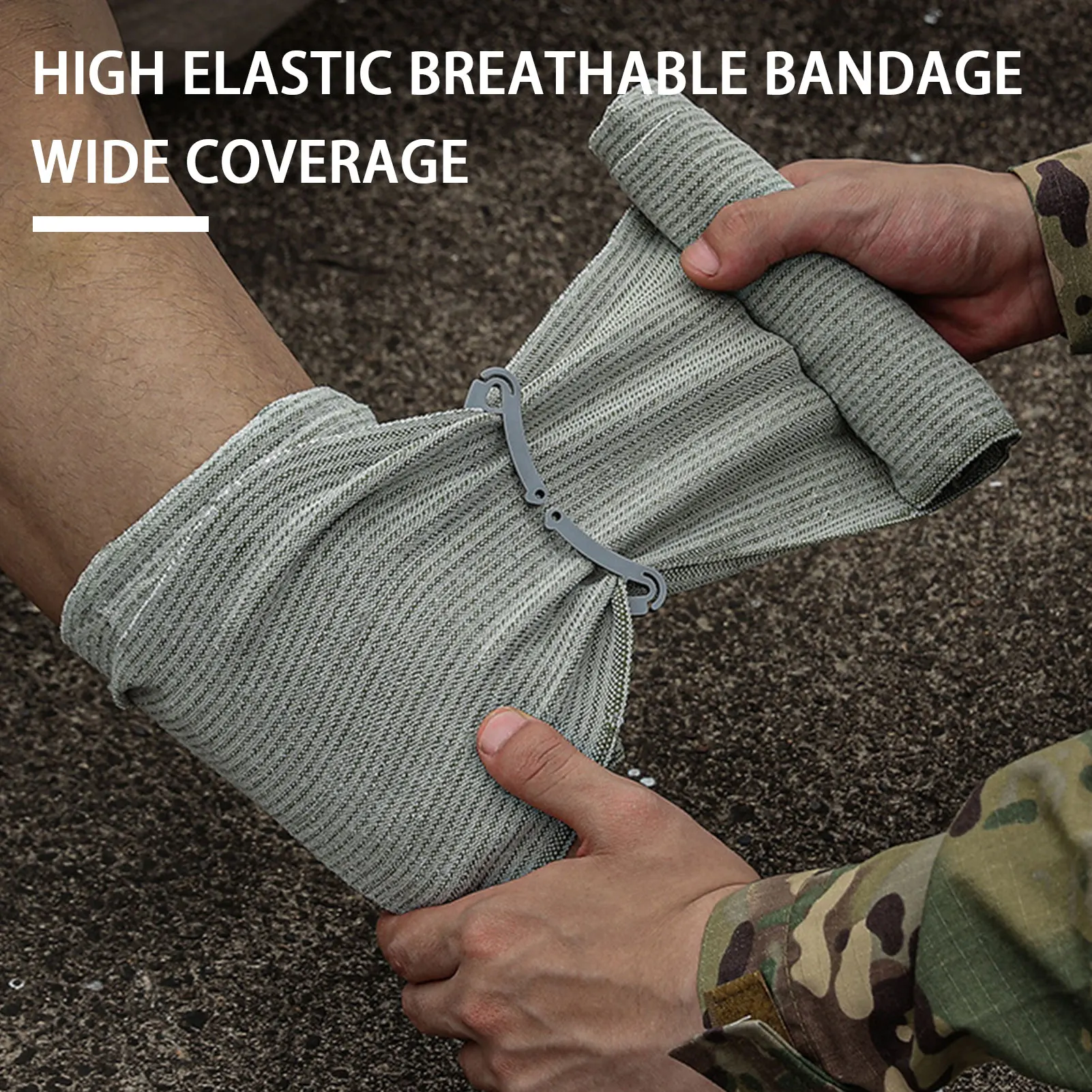 Emergency Hemostatic Bandages Israeli Bandage Injuries Trauma Solider Training Compression Stop Bleeding Bandage Isreal