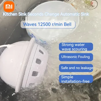 Xiaomi 초음파 식기세척기 가정용 다기능 초음파세척기 과일 및 채소 세척 자동 게으른 울트라 음파 청소기 초음파 세척기