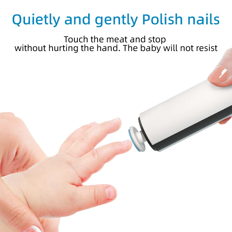 Kid Nail Polisher Tool Baby Electric Nail Trimmer Baby Care Multifunctional Fingernail Cutter Trimmer Infant Manicure Set