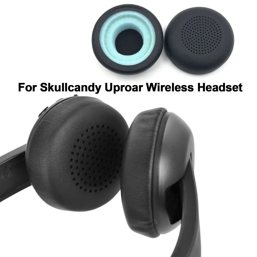 2Pcs Foam Sponge Ear Pads Earpads Earmuff Replacement Ear Cushion Headset Repair Parts for Skullcandy Uproar Wireless Headset