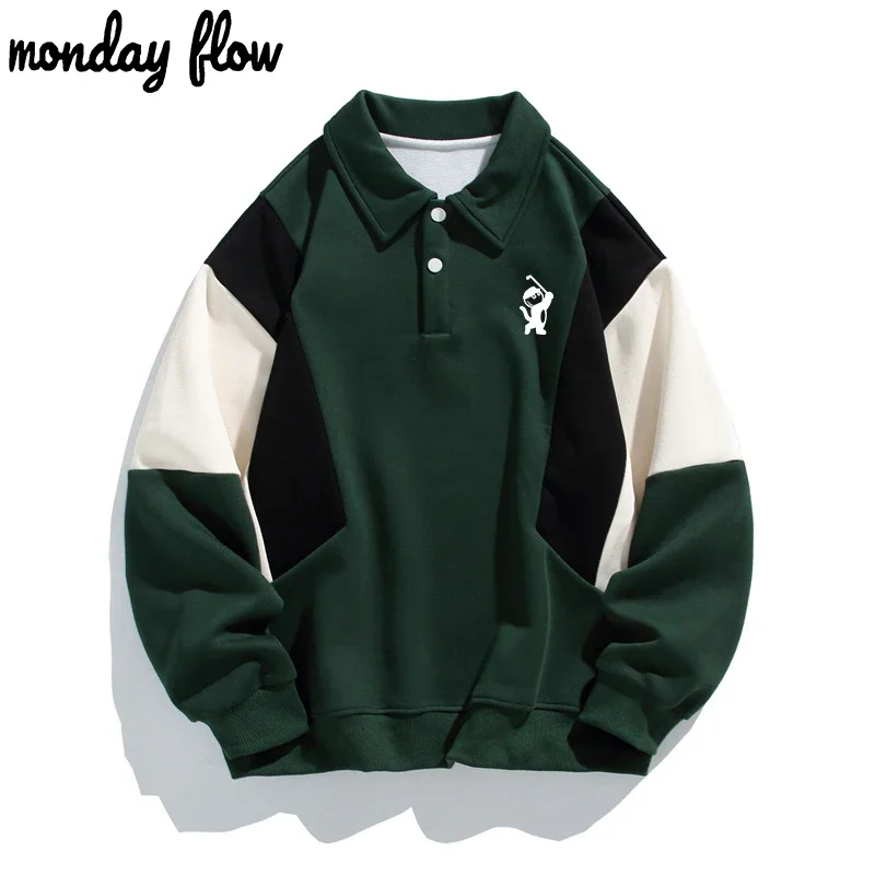Monday Flow Autumn Winter GOLF Sweatshirts Men's Hoodie Women's Outdoor Top Clothing New Golf Wear Polo Golf T-shirts