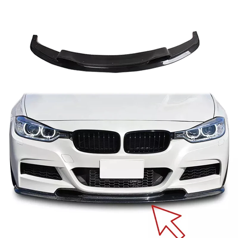 

V Type Front Lip Car Carbon Fiber Bumper Spoiler For F30 2013-2015